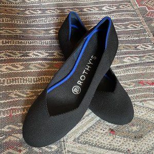 Rothy's The Flat - Size 6.5 - Black Solid